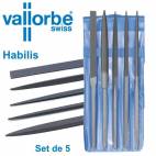 Limas Habilis P1, Set de 5, Vallorbe