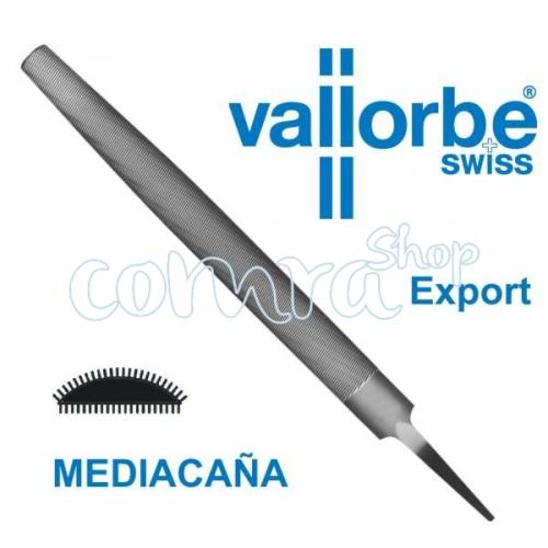 Lima Mediaca&ntilde;a 6" Fina,  Vallorbe Export