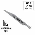 Buril QC Cuchilla Nº 18 HSS, GRS 022-470