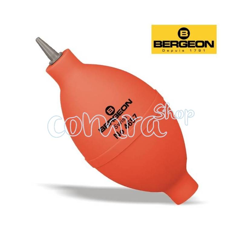 Bergeon 4657 Huracán Soplador de polvo de goma Bomba Sensor de lente de reloj de herramienta de limpieza 