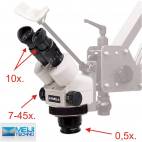 Microscopio Binocular Zoom MEIJI 3,5-22,5x. GRS