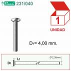 Fresa Acero Circular 4,00mm. Fig.231 C/1