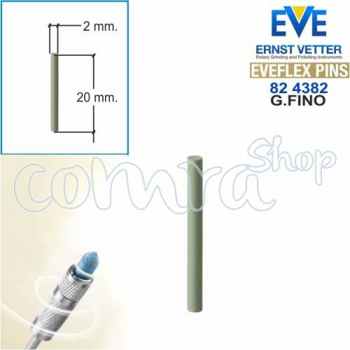 Goma EveFlex Pins 2,0mm. Verde, G. Fino