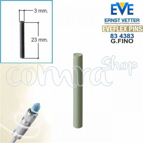 Goma EveFlex Pins 3,0mm. Verde, G. Fino