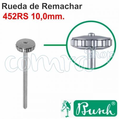 Rueda de Remachar 10,00mm. Fig.452RS C/1