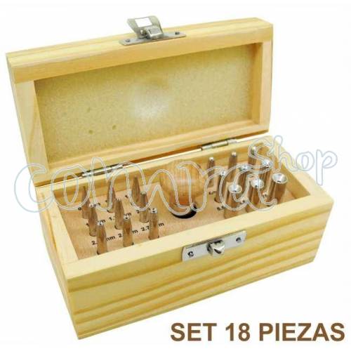 Ceñidores de acero, Juego 18 Piezas