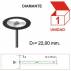 Fresa Diamante Circular 1,00mm. C/1
