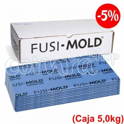 Silicona Fusi-Mold Azul, Baja Reducción, 5x1Kg.