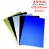 Aluminio Azul Brillo 500x500x0,60mm