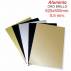 Aluminio Oro Brillo 625x500x0,60mm