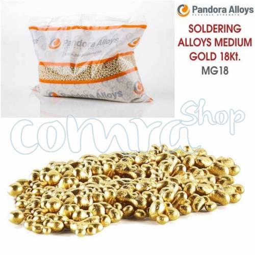 Liga para Soldadura de Oro Amarillo 18 kts. (50 grs.)