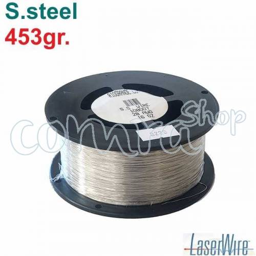 Hilo de Acero Inox.  0,32 mm. Soldadura Láser-Tig
