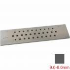 Hilera Cuadrada 9,0 a 6,0 mm.