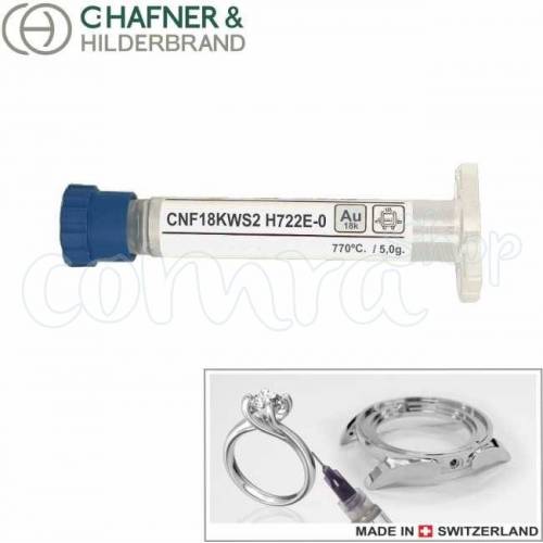 Soldadura en Pasta Oro Blanco 18K.  5. gr.