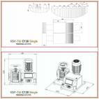 Laminador Combinado TUI C130, 220V.