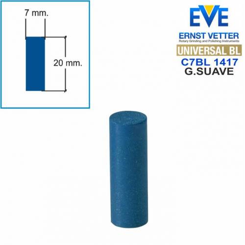 Goma Universal BL Cil&iacute;ndrica Azul G. Suave