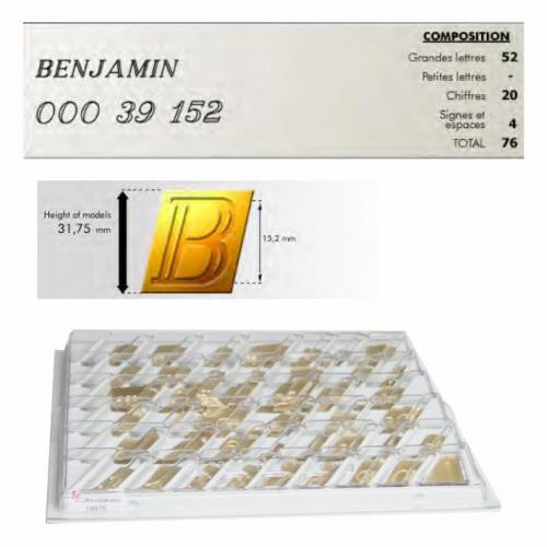 Alfabeto Palo Doble 39/152