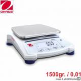 Balanza Verificada 1500gr./ 0,01gr. OHAUS