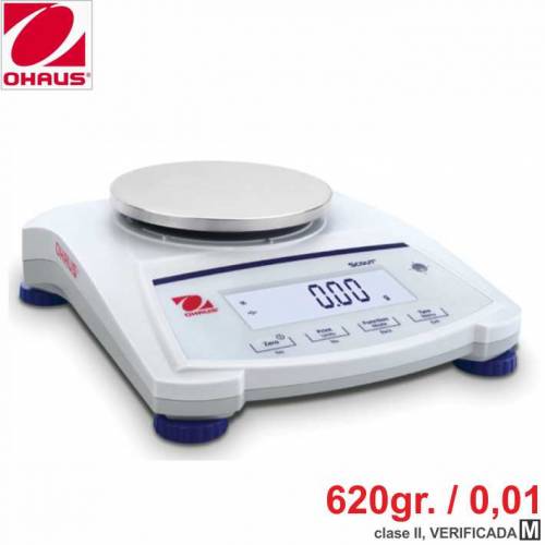 Balanza Verificada 620gr./ 0,01gr. OHAUS Balanza Verificada 620gr./ 0,01gr. OHAUS