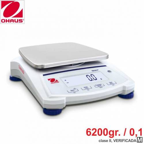 Balanza Verificada 6200gr./ 0,1gr. OHAUS Balanza Verificada 6200gr./ 0,1gr. OHAUS