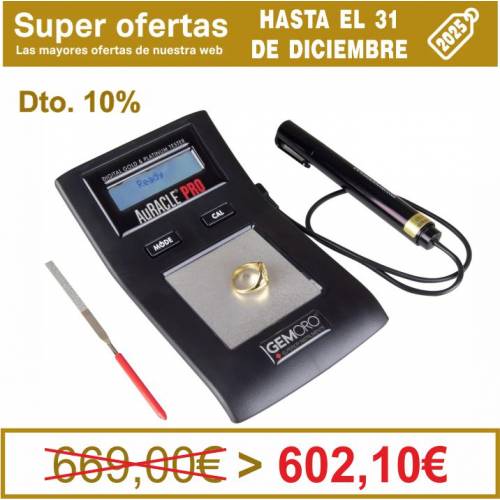 Comprobador de oro GemOro AuRACLE PRO