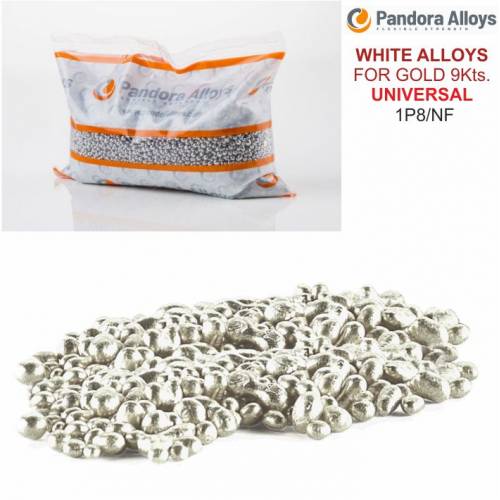 Liga para Oro Blanco 9Kts. Universal (50 grs.)