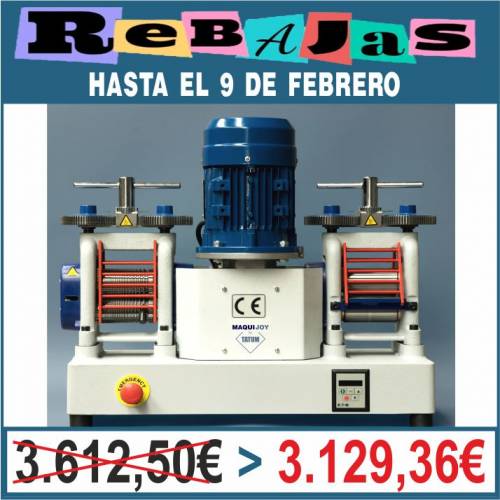 Laminador Doble TATUM JD-100, 220V.