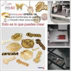 Láser-Cnc Grabado y Corte OPERA 60W